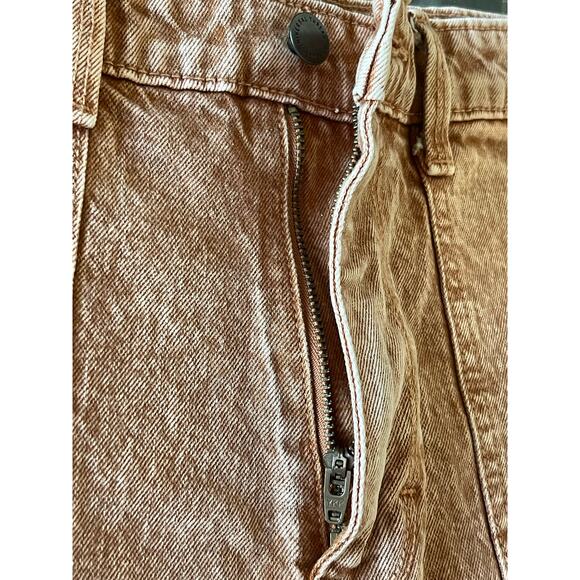 Universal Thread Midi Shorts Size 6 Denim Highest Rise Pockets Rust - Picture 10 of 10